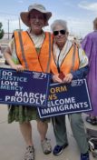 Rickie and Liz Cohen in El Paso at Rev. Barber’s Moral Monday at the Borderlands 